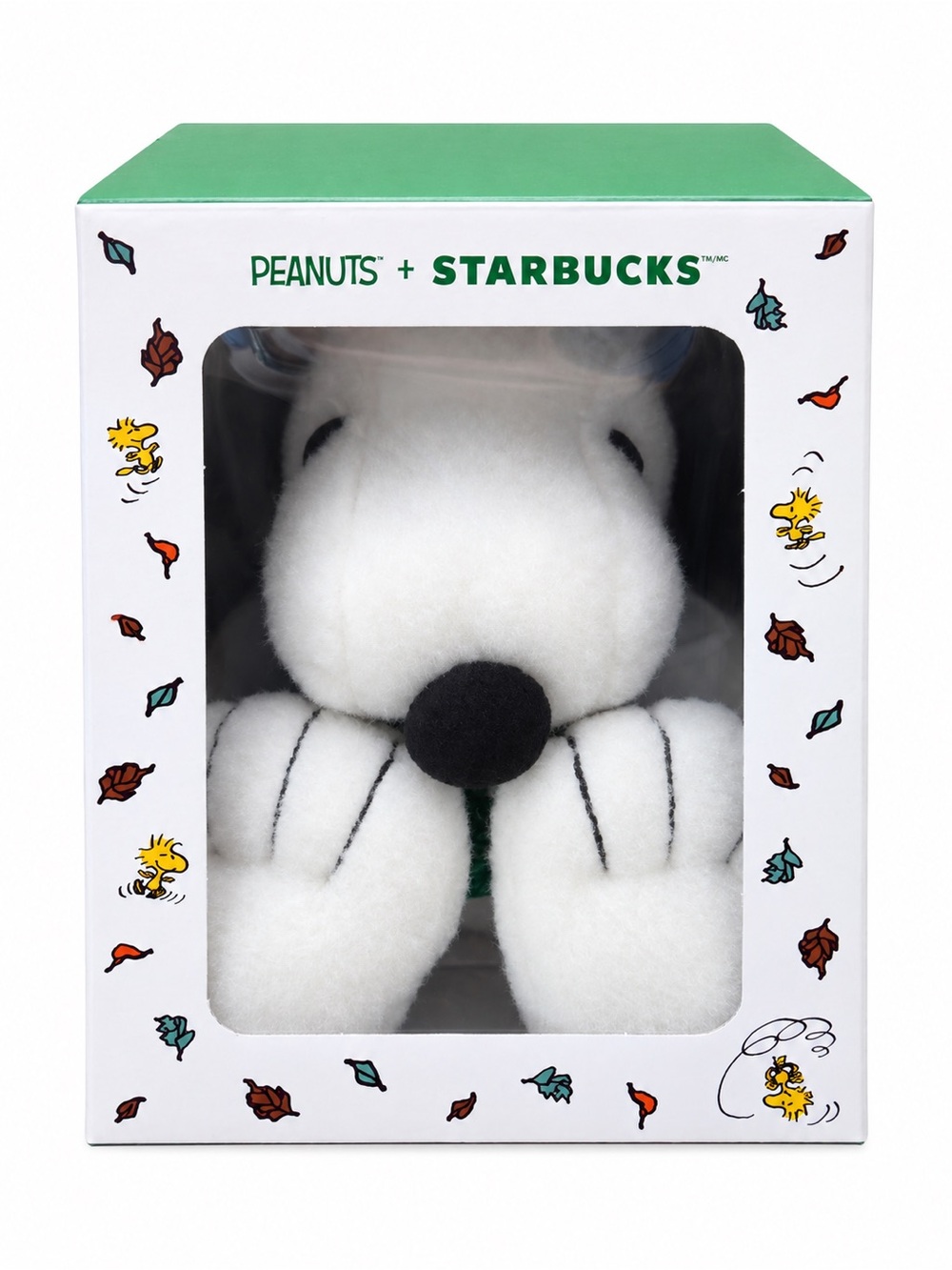 Starbucks Peanuts Snoopy Plush Toy - White & Black